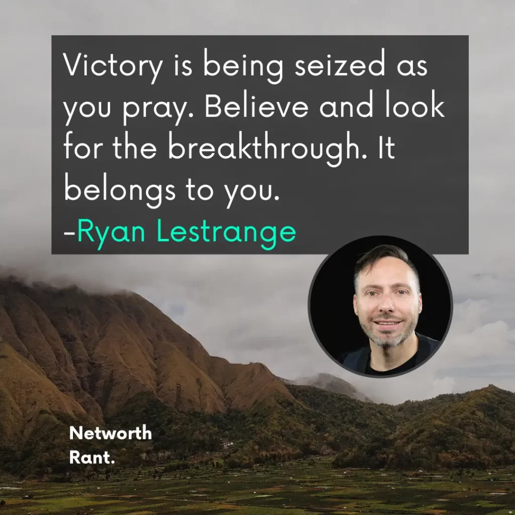 Ryan LeStrange Quote on success 