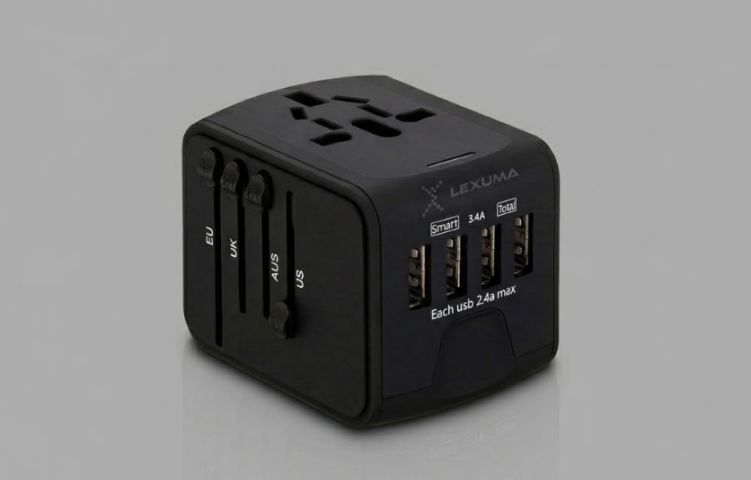 Global Travel Adapter With USB Ports