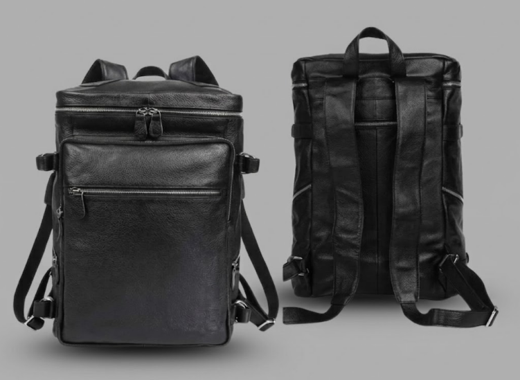 Leather backpacks